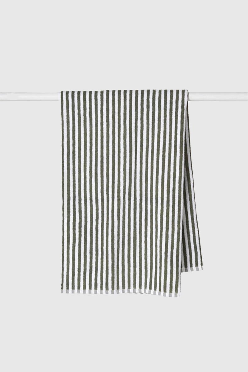 Otto's Corner Store - Wide Stripe Cotton Bath Towel Range