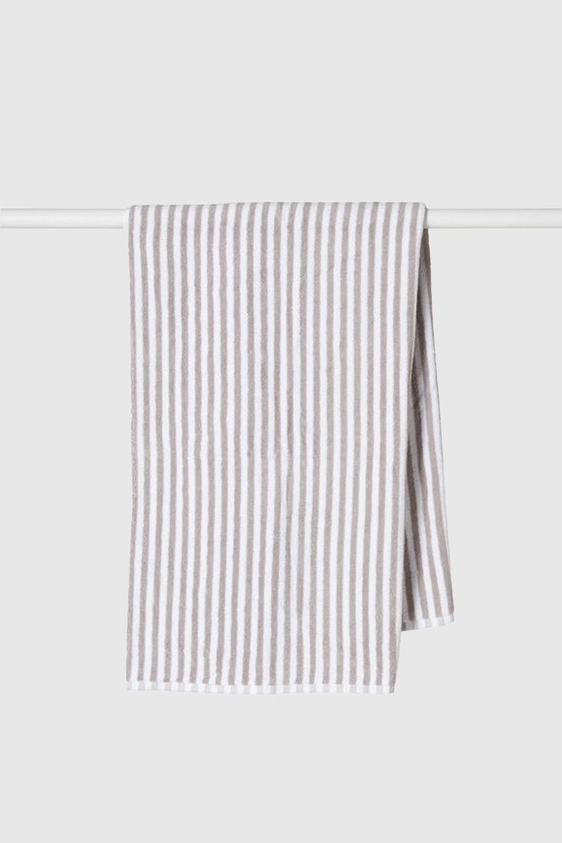 Otto's Corner Store - Wide Stripe Cotton Bath Towel Range