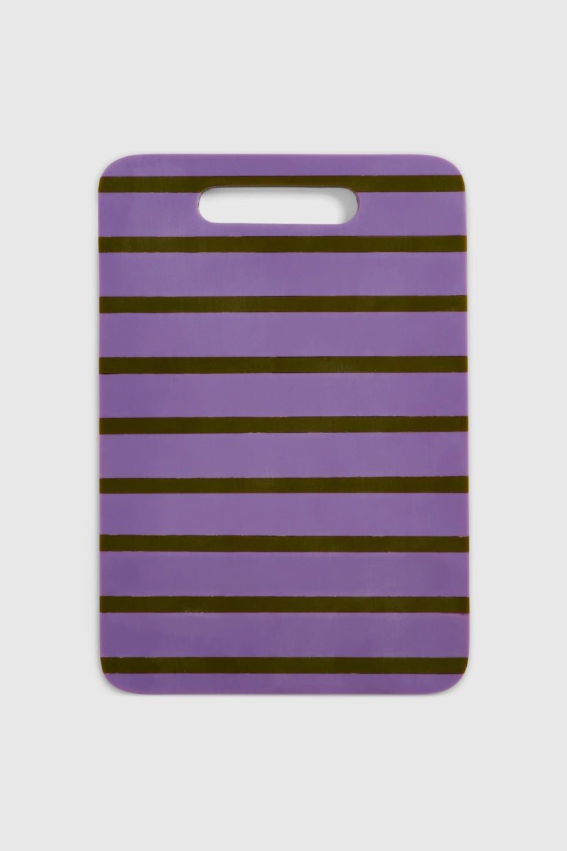 Otto's Corner Store - Wisteria Lane Stripe Resin Serving Board