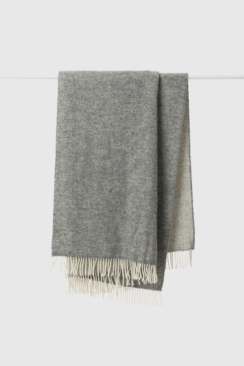 Otto's Corner Store - Wool Throw - Grey