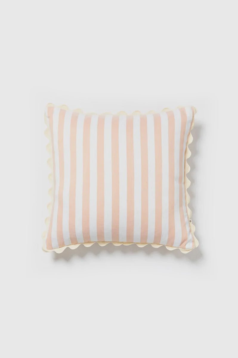 Otto's Corner Store - Woven Stripe Pink 60cm Cushion