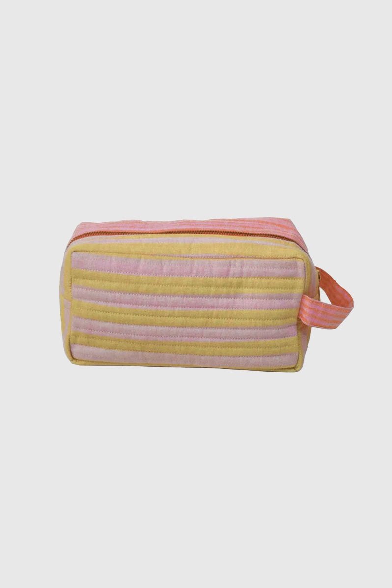 Otto's Corner Store - Woven Stripe Quilted Dopp Kit