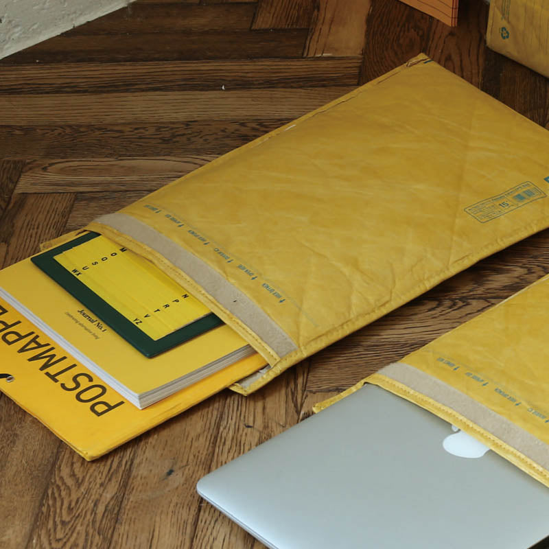 Dulton | Padded Envelope Laptop Bag - Yellow