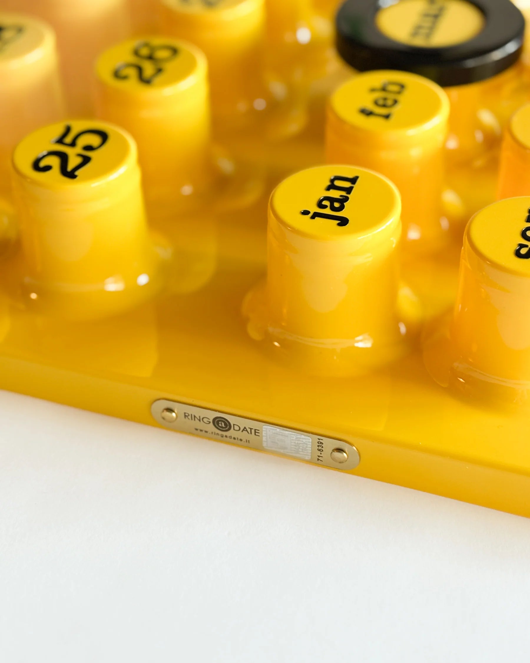 Otto's Corner Store - Yellow Ring - A - Date Perpetual Calendar by Giorgio Della Beffa