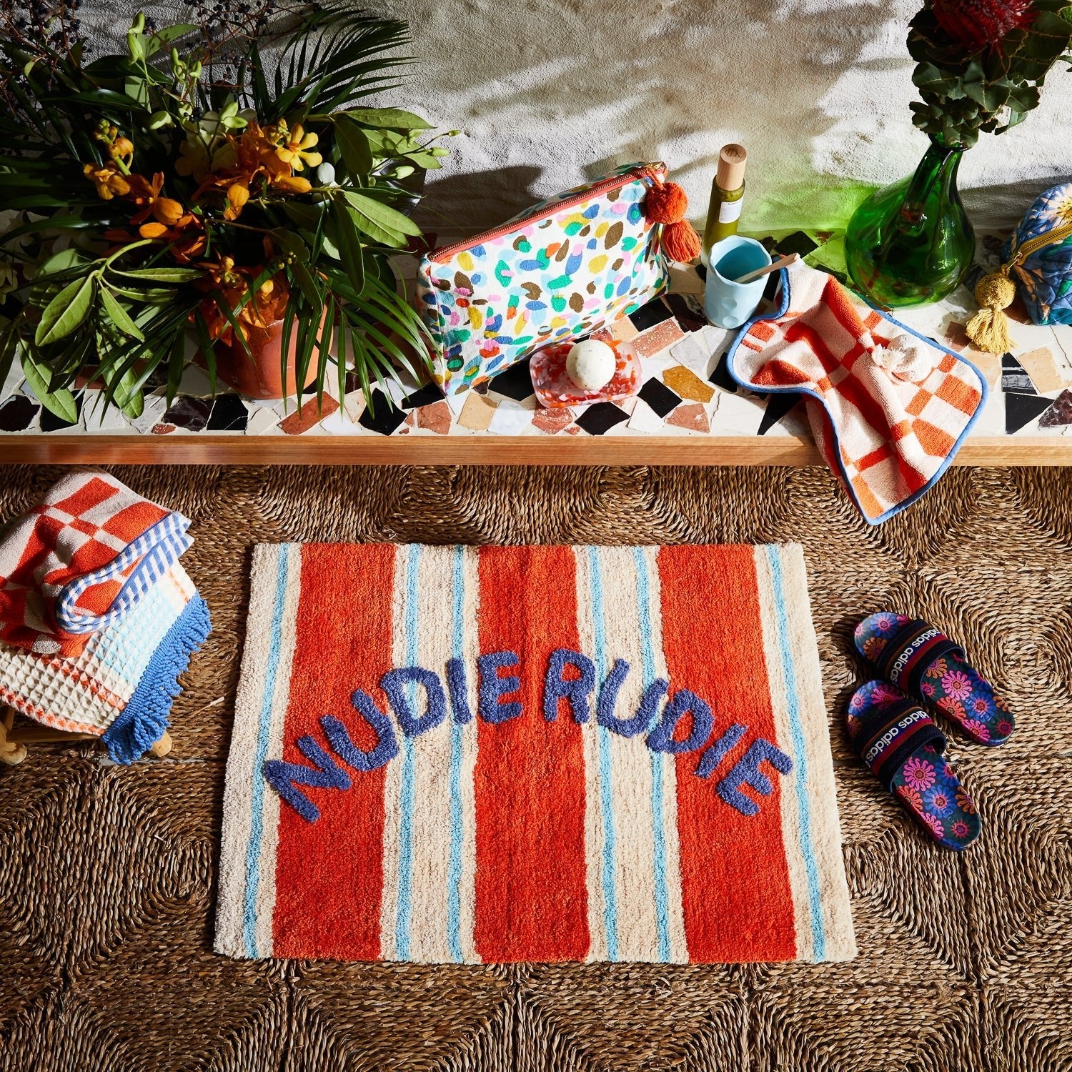 Otto's Corner Store - Ballico Nudie Bath Mat - Paprika