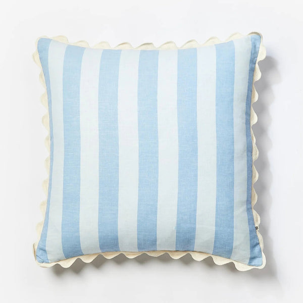Otto's Corner Store - Bold Stripe Blue 60cm Cushion