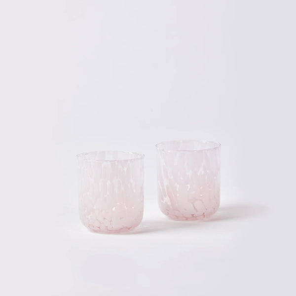 Otto's Corner Store - Dots Tumblers - Pink (Set of 2)