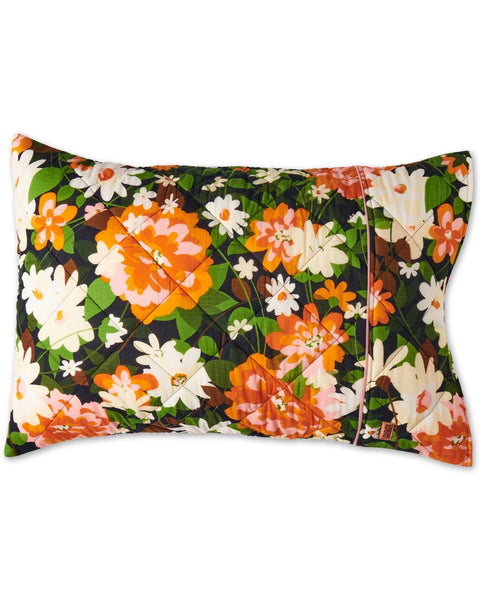 Otto's Corner Store - Dreamy Floral Organic Cotton Quilted Pillowcases - 2P Std Set