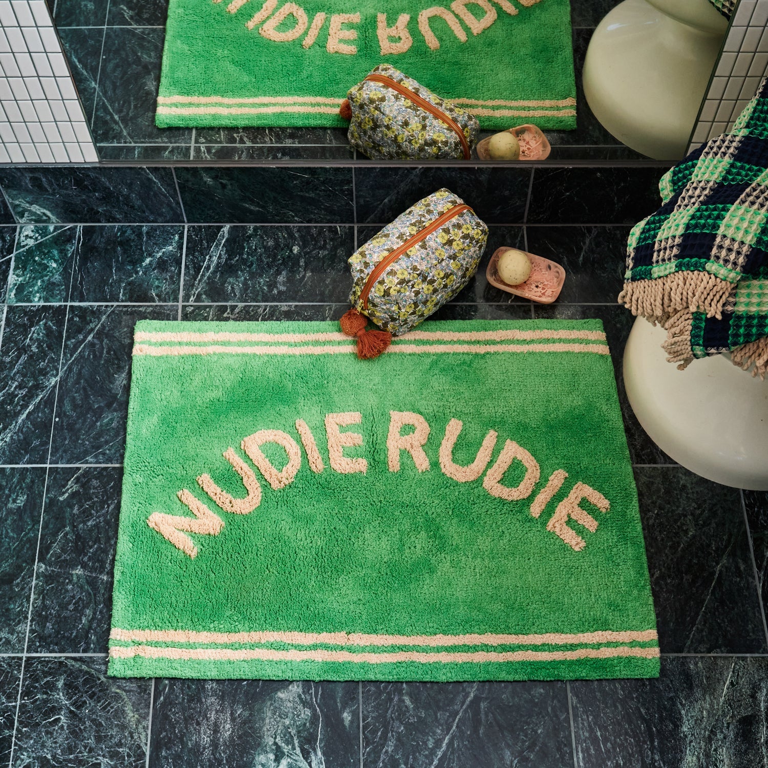 Otto's Corner Store - Elba Nudie Bath Mat - Apple