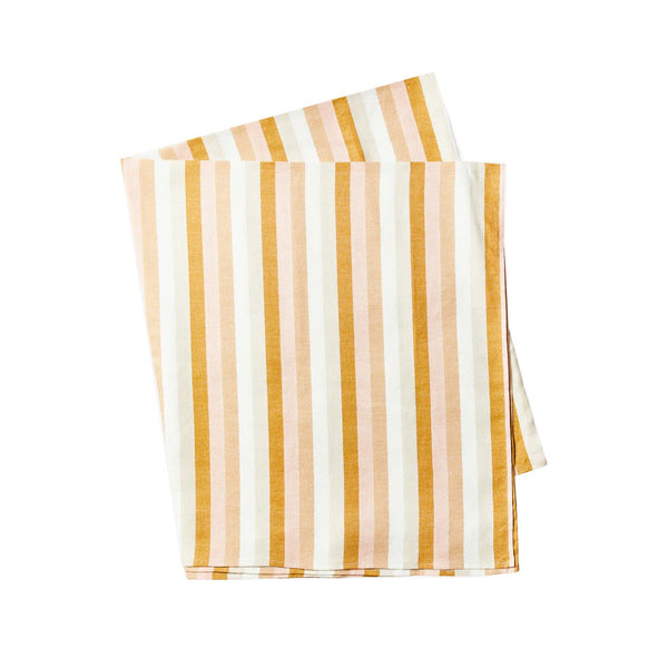 Otto's Corner Store - Florence Stripe Tablecloth - Wheat