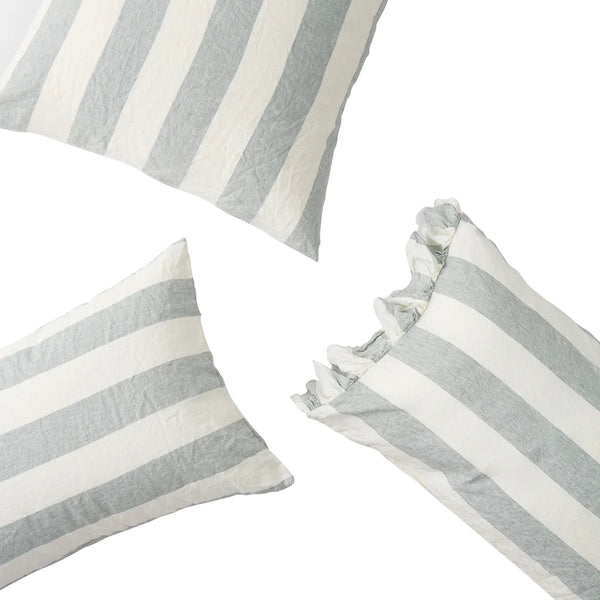 Otto's Corner Store - Fog Stripe Pillowcase Sets
