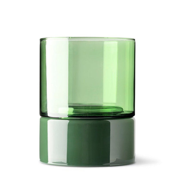 Otto's Corner Store - Glass Flip Planter - Wide - Green/Moss