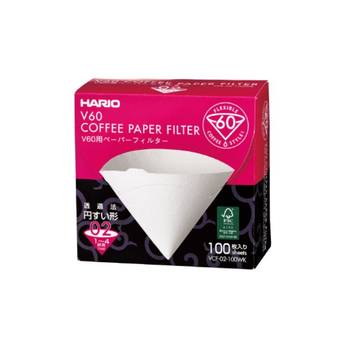 Otto's Corner Store - Hario V60 Paper Filter - 100 Pack