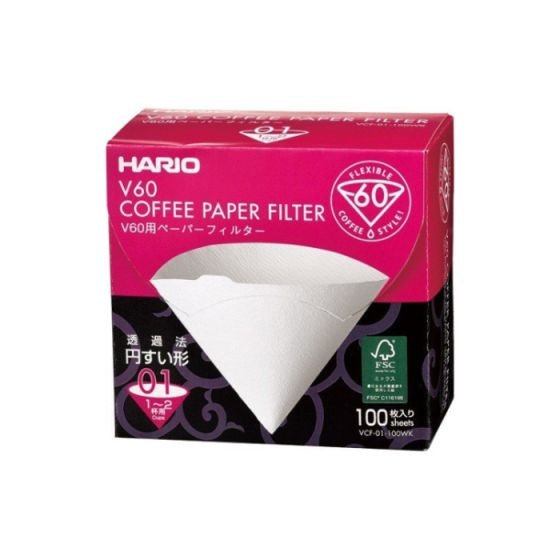 Otto's Corner Store - Hario V60 Paper Filter - 100 Pack