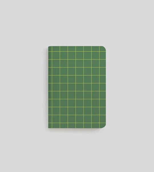 Otto's Corner Store - Lettuce | B7 Pocket Notebook | Green Grid