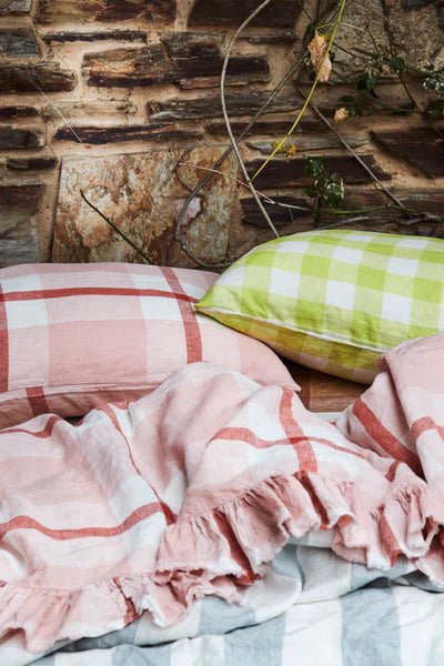 Otto's Corner Store - Limoncello Gingham Pillowcase Sets