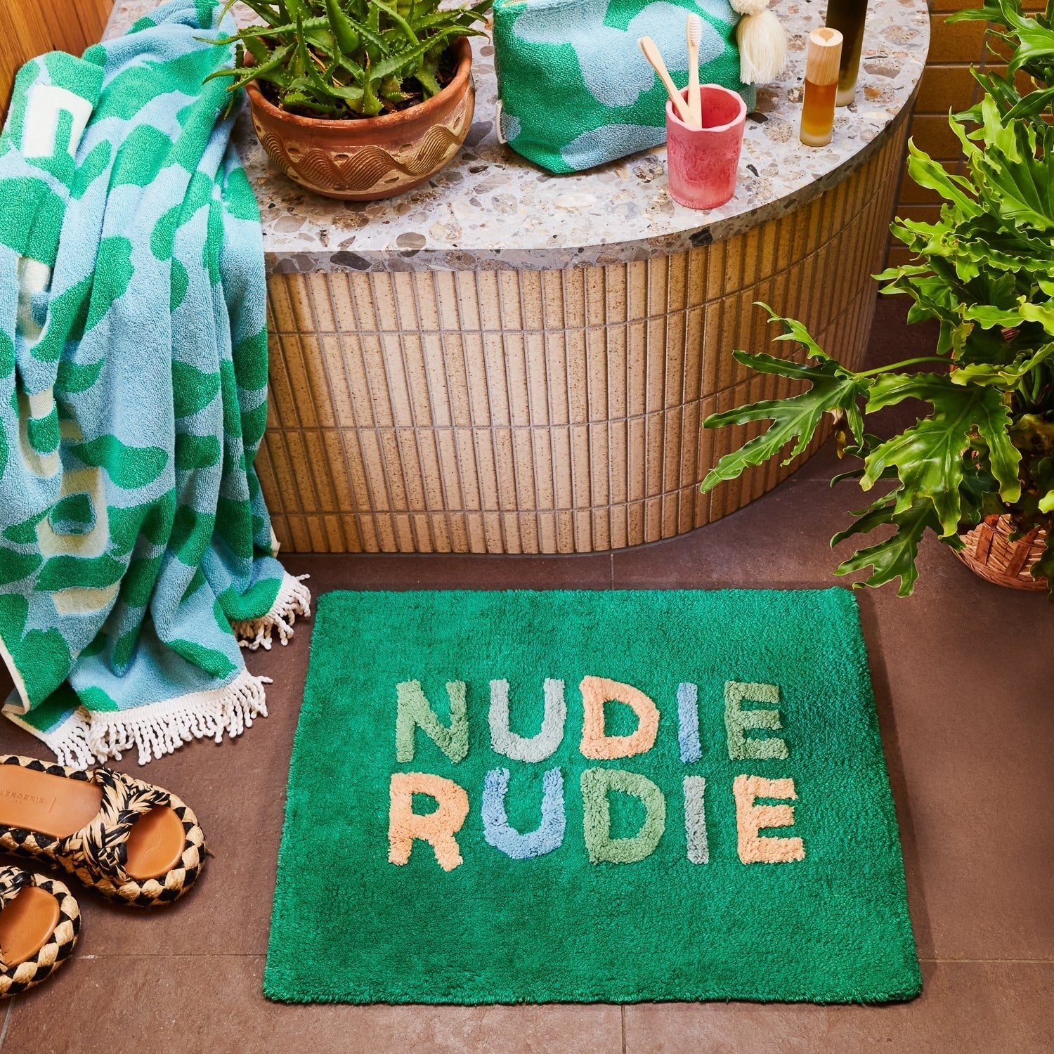 Otto's Corner Store - Nudie Rudie Bath Mat Mini - Perilla