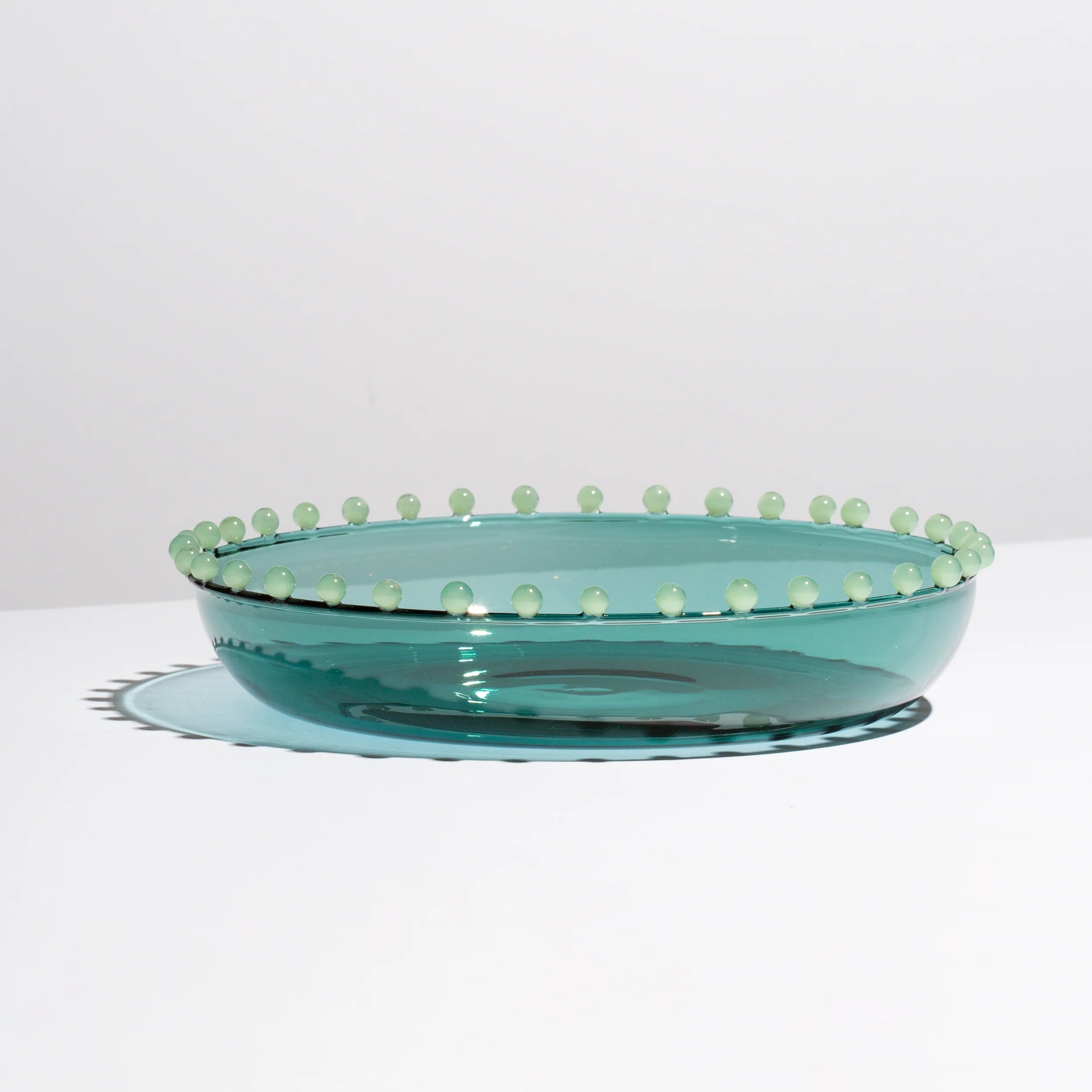 Otto's Corner Store - Pearl Platter - Teal & Jade