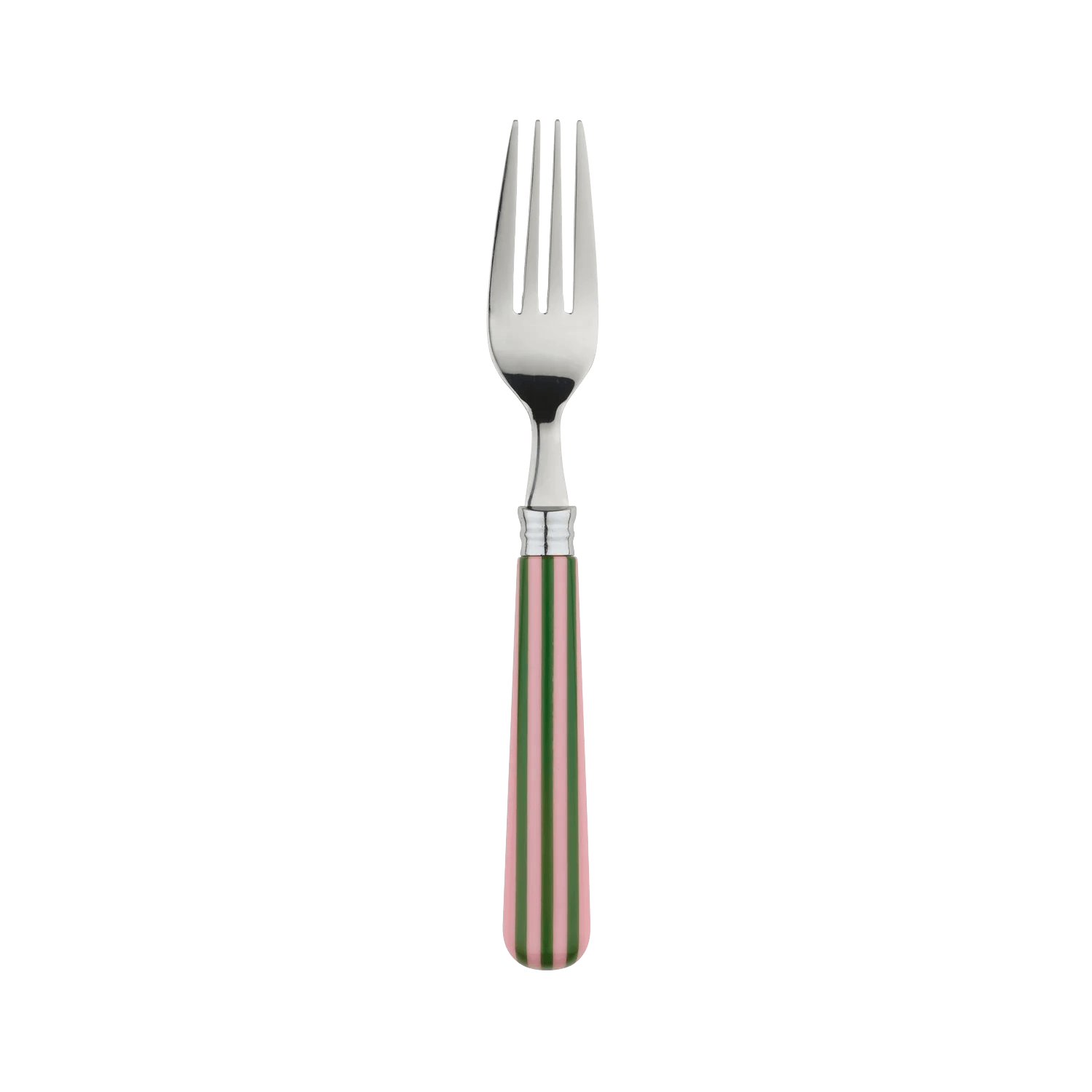 Otto's Corner Store - Pink & Green Stripe Cutlery Set