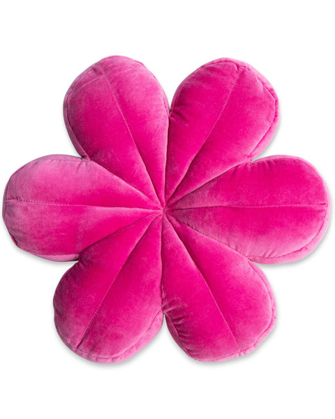 Otto's Corner Store - Raspberry Velvet Petal Cushion