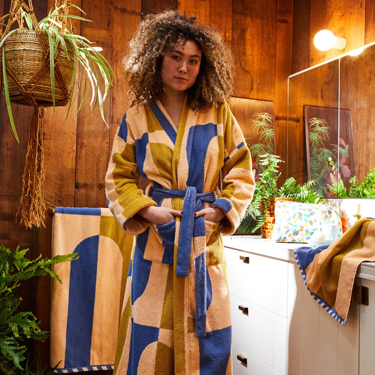 Otto's Corner Store - Redondo Towelling Robe - Tumeric