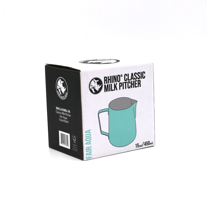 Otto's Corner Store - Rhino Classic Milk Pitcher 450ml/15oz Fair Aqua