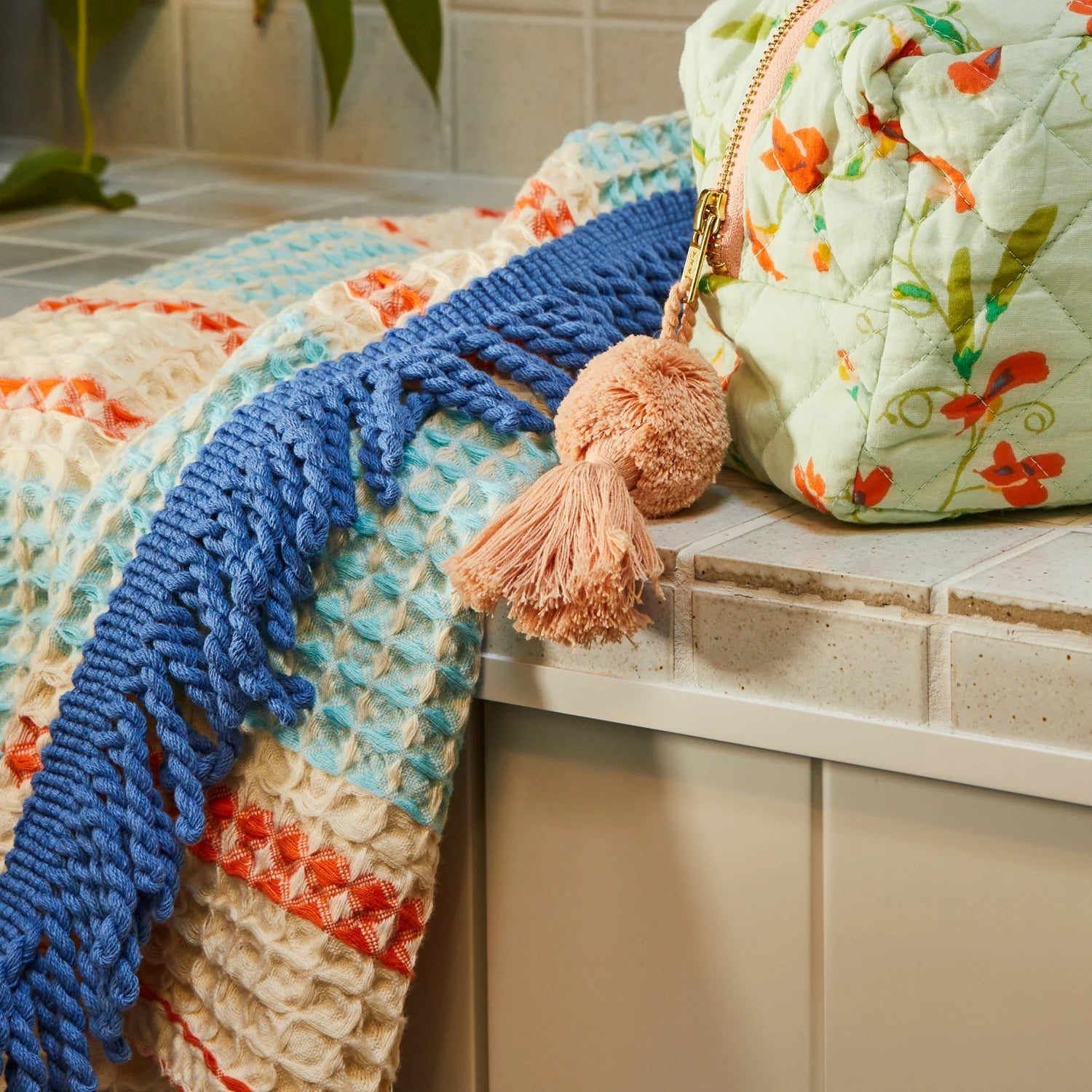 Otto's Corner Store - Tishy Waffle Hand Towel - Hydrangea