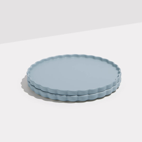 Otto's Corner Store - Wave Ceramic Side Plate - Set of 2 - Blue