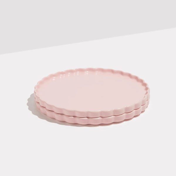 Otto's Corner Store - Wave Ceramic Side Plate - Set of 2 - Pink