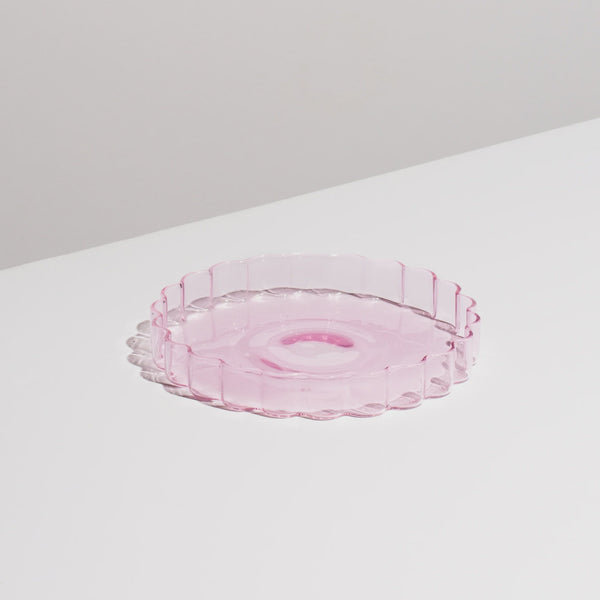 Otto's Corner Store - WAVE PLATE - PINK