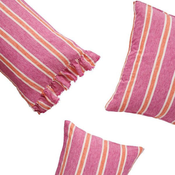 Otto's Corner Store - Wildberry Stripe Pillowcase Sets